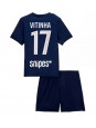 Billige Paris Saint-Germain Vitinha #17 Hjemmedraktsett Barn 2025-26 Kortermet (+ Korte bukser)